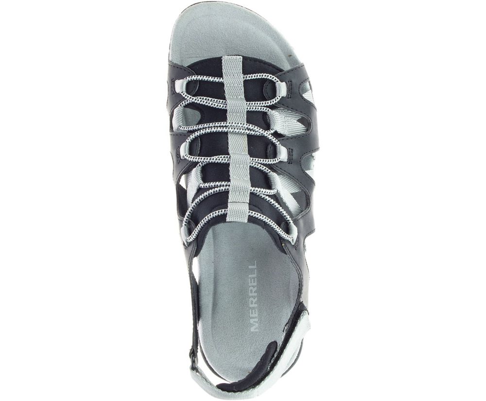 Sandálias Senhora - Merrell Terran Cage Backstrap - Branco/Pretas - CWP916502